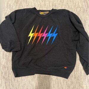 Aviator Nation Black Sweatshirt bolt